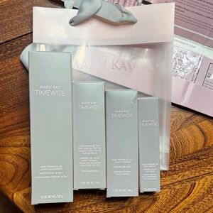 Mary Kay TimeWise Skincare Set - Silver and Light Pink Accents